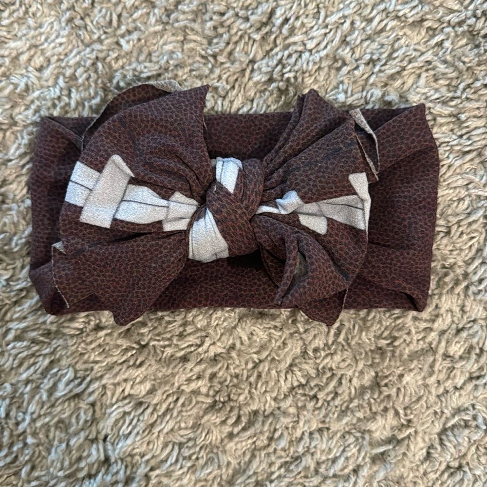 Baby Bling Football Bow